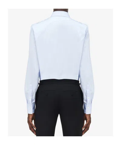 Alexander Mcqueen T-bar Harness Long-sleeved Shirt In Blue