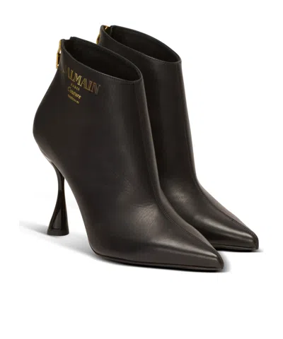 Balmain Eden Booties In Black