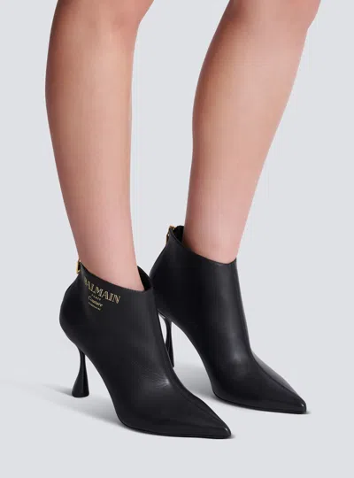 Balmain Eden Booties In Black