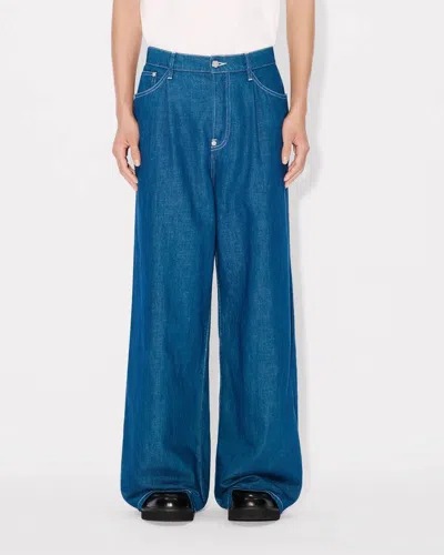 Kenzo Buggy Jeans In Blue