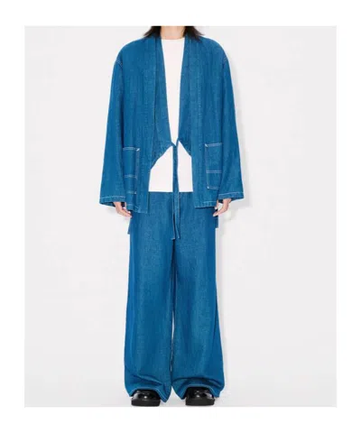 Kenzo Buggy Jeans In Blue