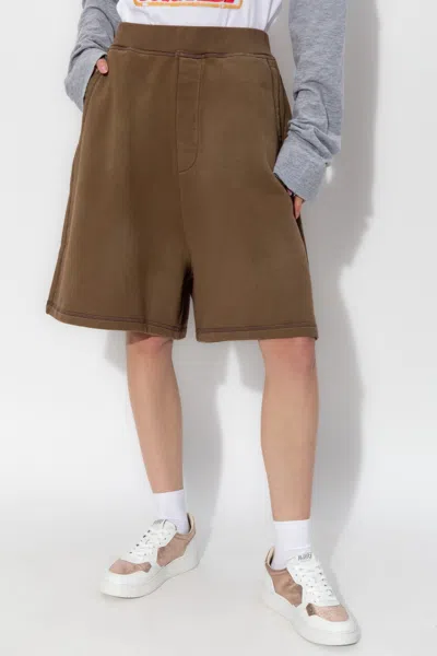 Dsquared2 Drawstring Shorts In Green