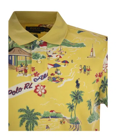 Polo Ralph Lauren Polo À Motif In Yellow