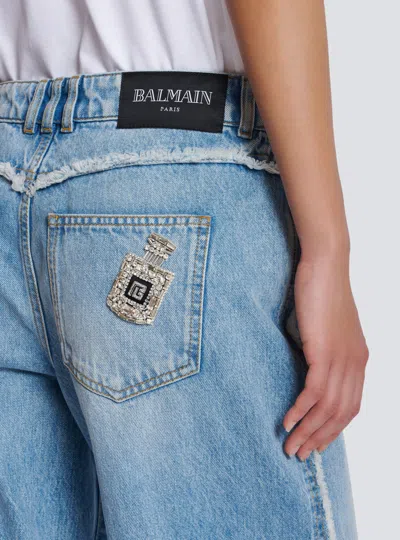Balmain Straight Jeans In Blue