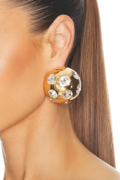 Jacquemus Les Boucles Salon In Gold