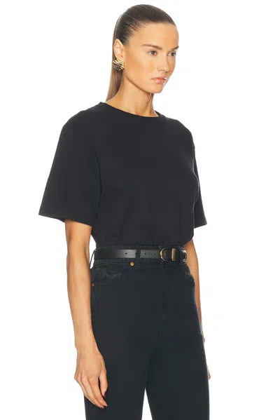 Khaite Black Samson T-shirt In Black