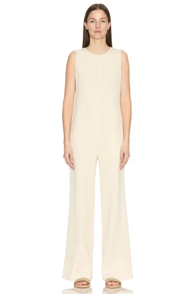 The Row Levante Jumpsuit In Ivory