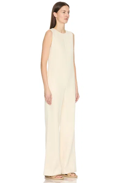 The Row Levante Jumpsuit In Ivory