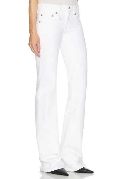 R13 Jane Jeans In Aerin White Stretch