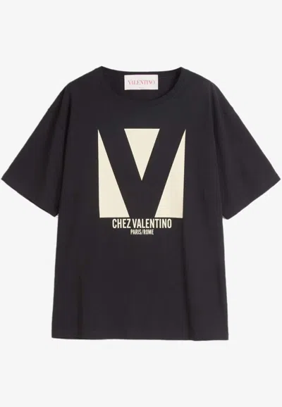 Valentino Women's Chezcotton T-shirt In Black