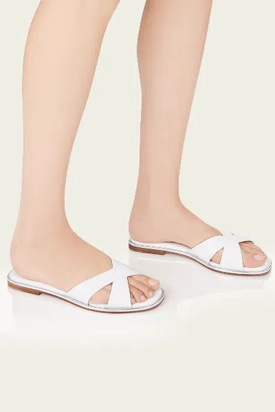 Aquazzura Divine Slide In White