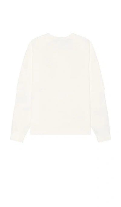 Darkpark Theo Double Sleeve Tee In White