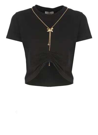 Elisabetta Franchi T-shirt In Black