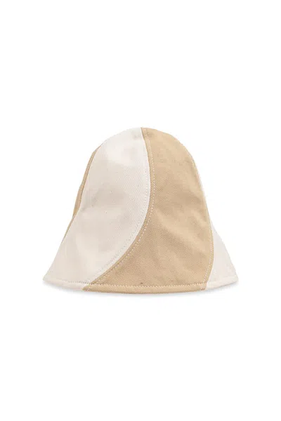 Jacquemus Hat With Logo In Beige