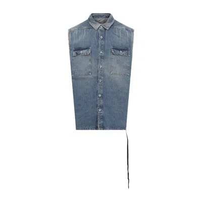 Drkshdw Sleeveless Tommy Jumbo Vest In Multi