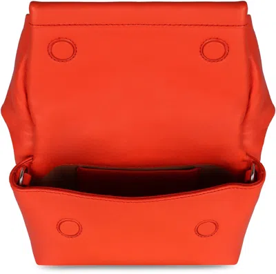 Jw Anderson Oversize Bow Knot Shoulder Bag In Orange