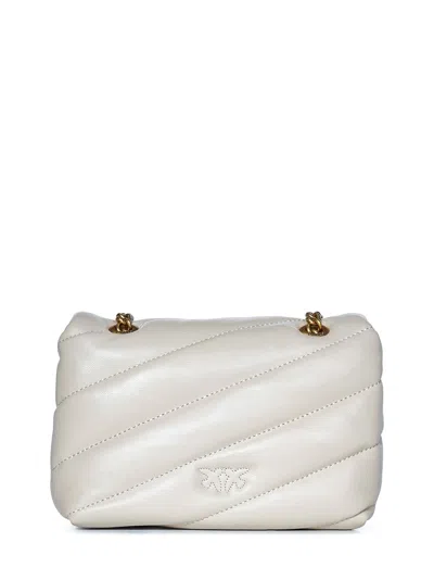 Pinko Love Baby Puff Shoulder Bag In Natural