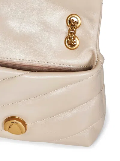 Pinko Love Baby Puff Shoulder Bag In Natural