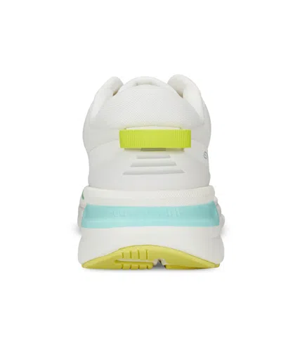 Easy Spirit Women's Mel Emove Walking Shoes In White,lime Multi