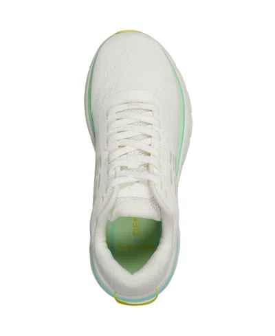 Easy Spirit Women's Mel Emove Walking Shoes In White,lime Multi