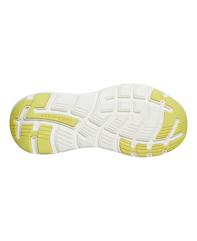 Easy Spirit Women's Mel Emove Walking Shoes In White,lime Multi