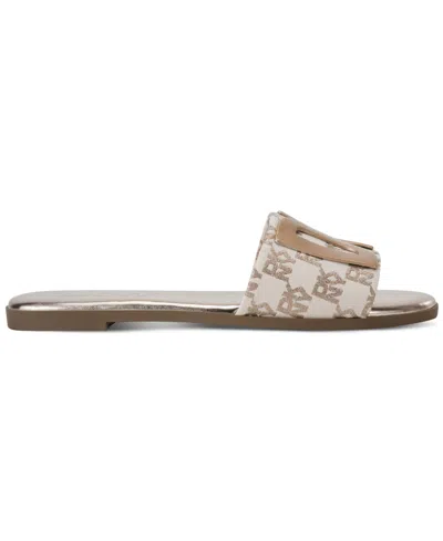 Dkny Women's Waltz Flat Sandal In Bone