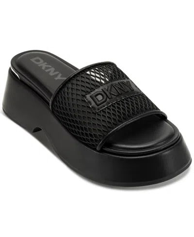 Dkny Women's Iredell Slide Sandal In Black