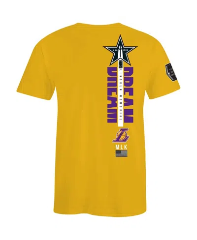 Fisll X Black History Collection Men's And Women's Gold Los Angeles Lakers T-shirt