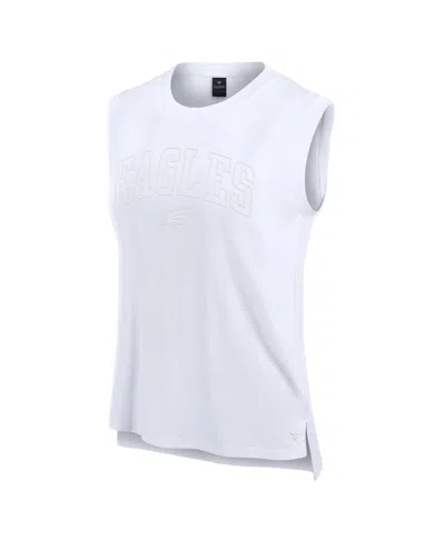 Fanatics Women's White Buffalo Bills Studio Gym Tank Top In White