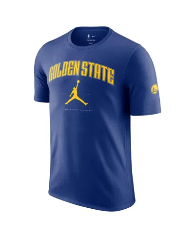 Jordan Men's And Women'sâ Royal Golden State Warriors Essential Cities T-shirt In Royal
