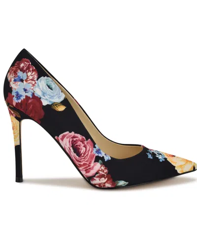 Nine West Women's Fresh Slip-on Stiletto Pumps In Black Rose