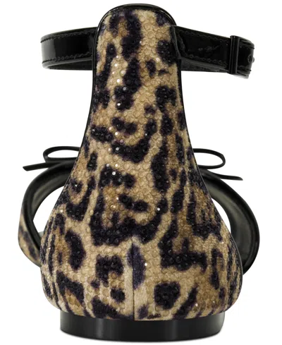 Dkny Women's Dazey Flat Ankle Strap Sandal In Natural,black