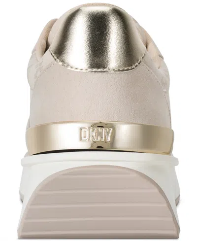 Dkny Women's Aranae Lace-up Sneaker In Bone