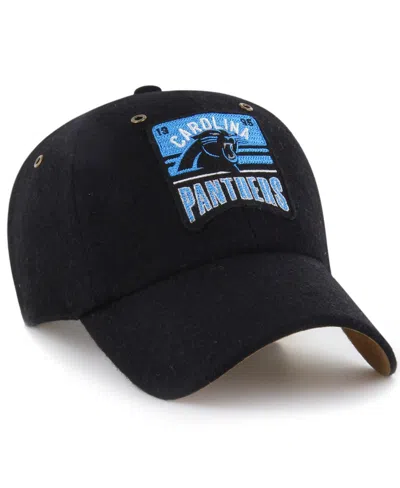 Stoney Clover Lane X '47 Brand Men's And Women's Black Carolina Panthers Field Goal Clean Up Adjustable Hat In Black