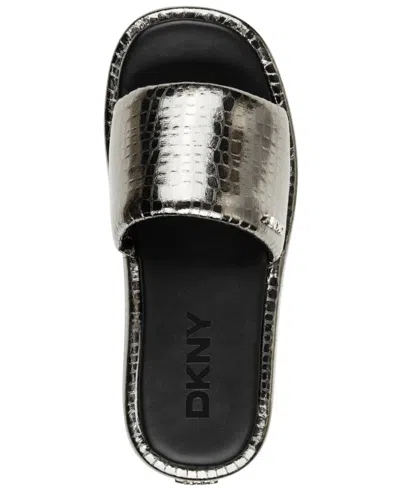 Dkny Women's Lachine Platform Slide In Nickel