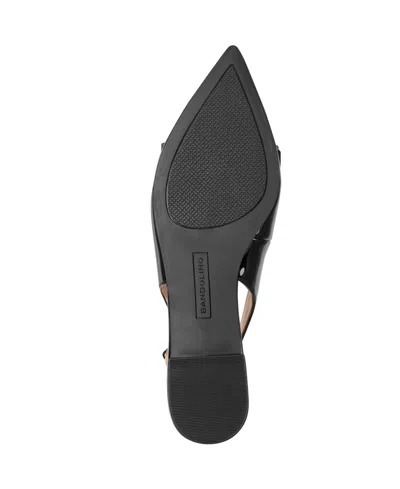 Bandolino Women's Alex Bit Slingback Flats In Black Patent