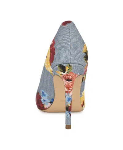 Nine West Women's Fresh Slip-on Stiletto Pumps In Denim Rose