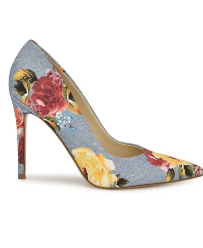 Nine West Women's Fresh Slip-on Stiletto Pumps In Denim Rose