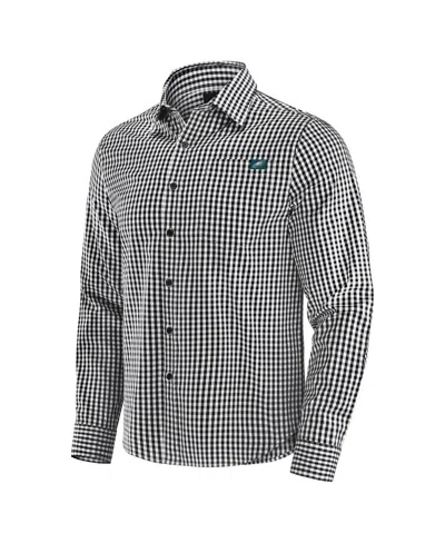 J. Palmer Men's Black Philadelphia Eagles Dual Threat Long Sleeve Button-up Shirt In Black