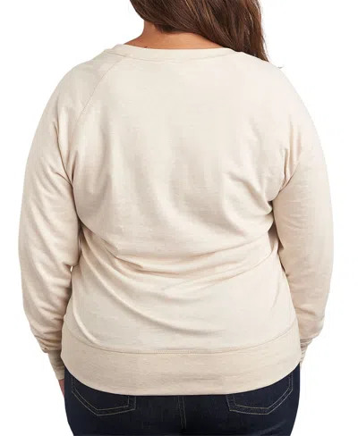 Hybrid Apparel Plus Size Peanuts Snoopy Easter Beagle Graphic Pullover T-shirt In Neutral