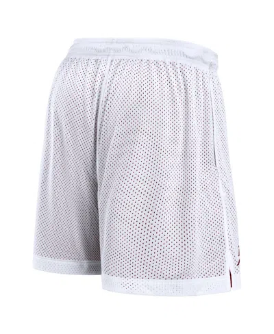 Jordan Men's White/crimson Oklahoma Sooners Primetime Reversible Shorts In White