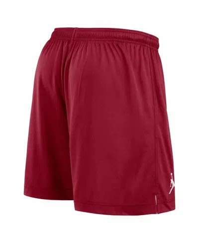 Jordan Men's White/crimson Oklahoma Sooners Primetime Reversible Shorts In White