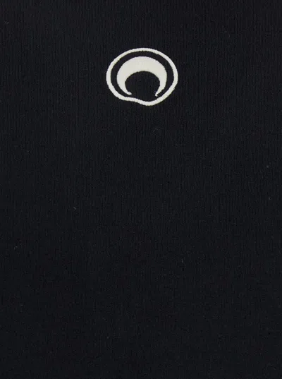 Marine Serre Crescent Moon Sweater In Black