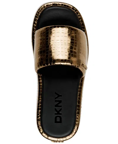 Dkny Women's Lachine Platform Slide In Bronze