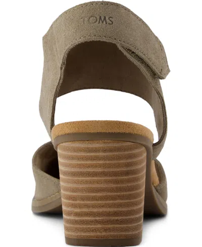 Toms Women's Madison Wedge Heel Sandals In Neutral