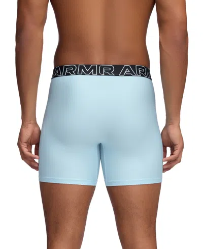 Under Armour Men's 3-pack Performance Tech Solid 6" Boxer Briefs In Multi