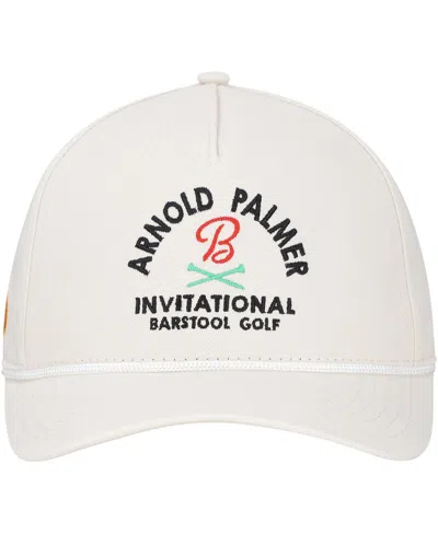 Barstool Golf Men's And Women's Cream Arnold Palmer Invitational Adjustable Rope Hat