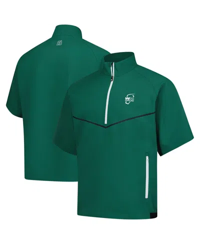 Footjoy Men's Forest Green Wm Phoenix Open Zephyr Wind-shirt In Green
