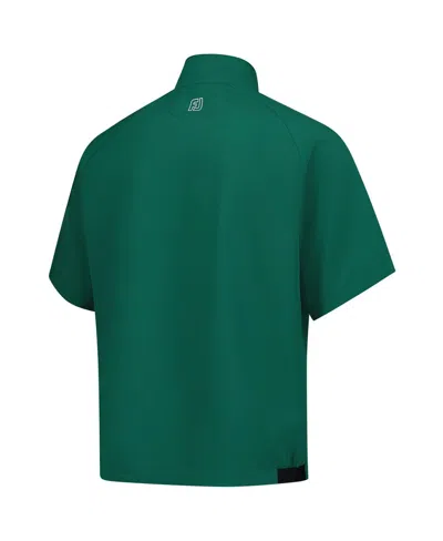 Footjoy Men's Forest Green Wm Phoenix Open Zephyr Wind-shirt In Green