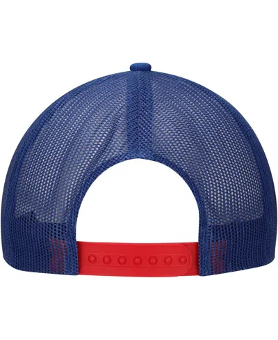 Lids Men's White/red Pabst Blue Ribbon A-frame Trucker Adjustable Hat In White,red